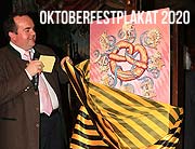 Oktoberfest-Plakatwettbewerb 2020: Wiesnplakat 2020 in filigranem Nostalgielook (©Foto: M artin Schmitz)